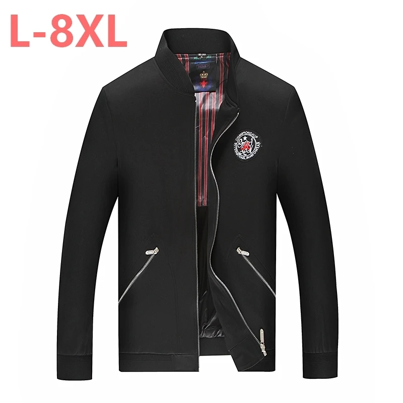plus 10XL 9XL 8XL 6XL Bomber Jacket Men Thin Slim Jacket Letter Print Solid Long Sleeve Zipper Windbreaker Jacket Mens Clothes
plus 10XL 9XL 8XL 6XL Bomber Jacket Men Thin Slim Jacket Letter Print Solid Long Sleeve Zipper Windbreaker Jacket Mens Clothes