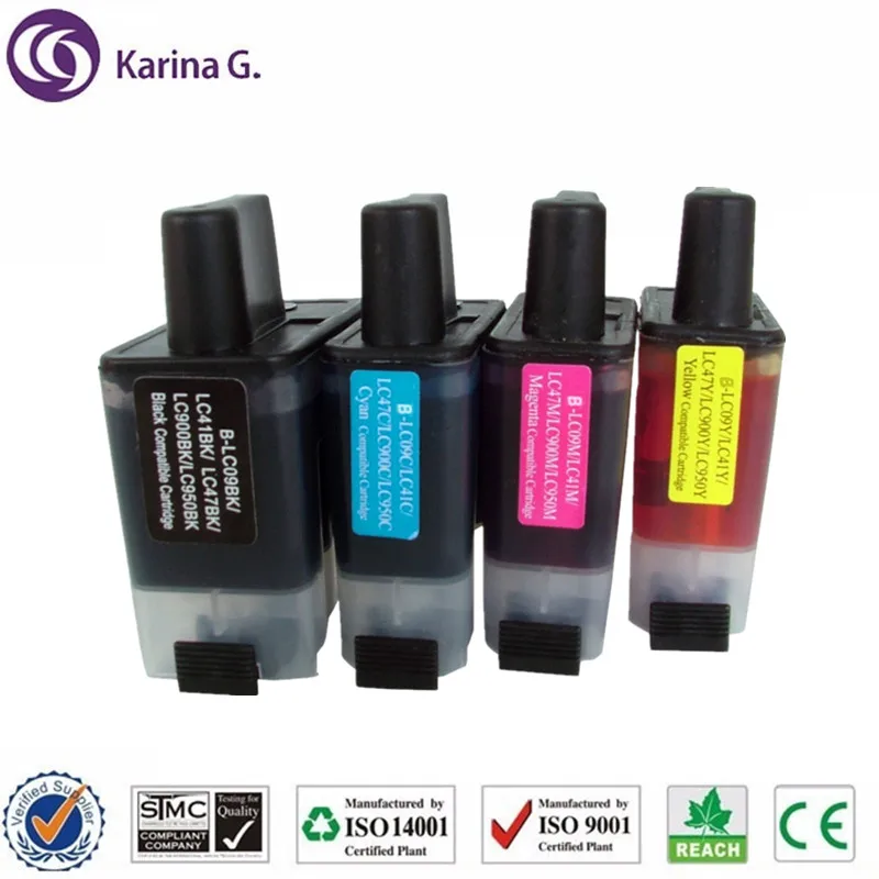 Compatible for LC09 LC41 LC47 LC900 LC950 Ink Cartridge For Brother DCP-110C/115C/117C/120C/310CN/315C/315CN/340CW/MFC-210C
Compatible for LC09 LC41 LC47 LC900 LC950 Ink Cartridge For Brother DCP-110C/115C/117C/120C/310CN/315C/315CN/340CW/MFC-210C