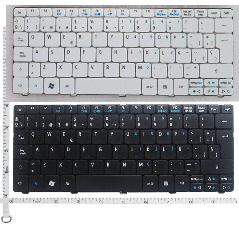 Испанская клавиатура для Acer Emachines ZE6 ZE7 PAV70 PAV01 PAV80 NAV50 350 eM350 NAV51 355 eM355 D255E AOD255E NAV70 POVE6