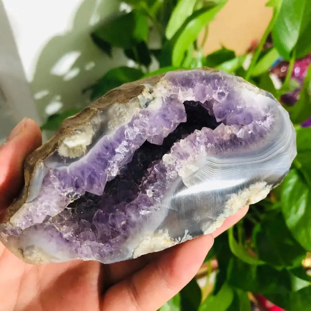 1 шт., натуральный аметист, камень кварц кристалл Geode образец для украшения
1 шт., натуральный аметист, камень кварц кристалл Geode образец для украшения