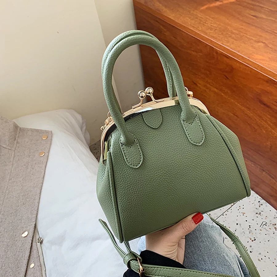 Simple Ladies Handbag Fashion New PU Leather Temperament Mini Bags Korean Style Girl Shoulder Crossbody Bag
Simple Ladies Handbag Fashion New PU Leather Temperament Mini Bags Korean Style Girl Shoulder Crossbody Bag