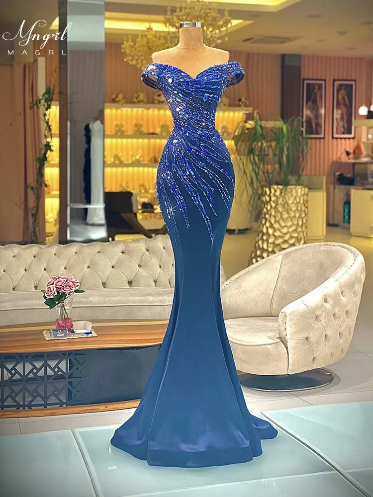 MNGRL Luxury Evening Dress One-shoulder Long Sleeves Hand-applied Diamonds Glittering 2021 New Evening Dress Party Dress 
MNGRL Luxury Evening Dress One-shoulder Long Sleeves Hand-applied Diamonds Glittering 2021 New Evening Dress Party Dress