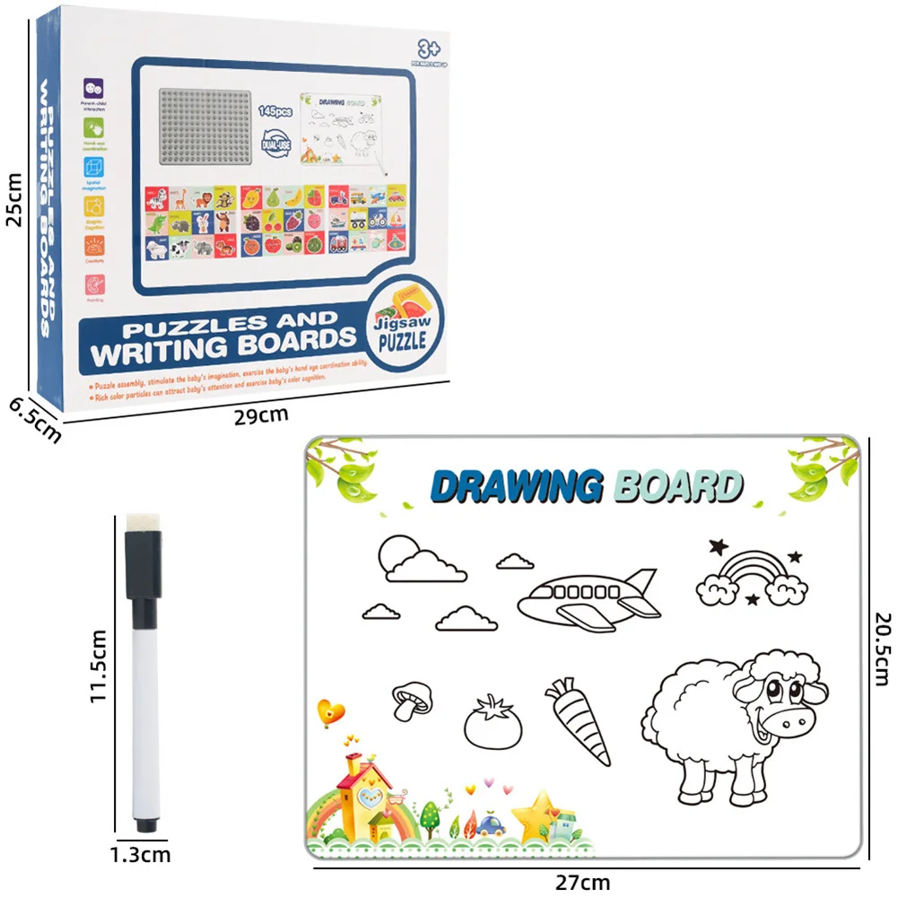 Children's Building Block Writing Board Educational 2 in 1 Science Education Painting Building Block Toy DIY Graffiti Painting
Children's Building Block Writing Board Educational 2 in 1 Science Education Painting Building Block Toy DIY Graffiti Painting