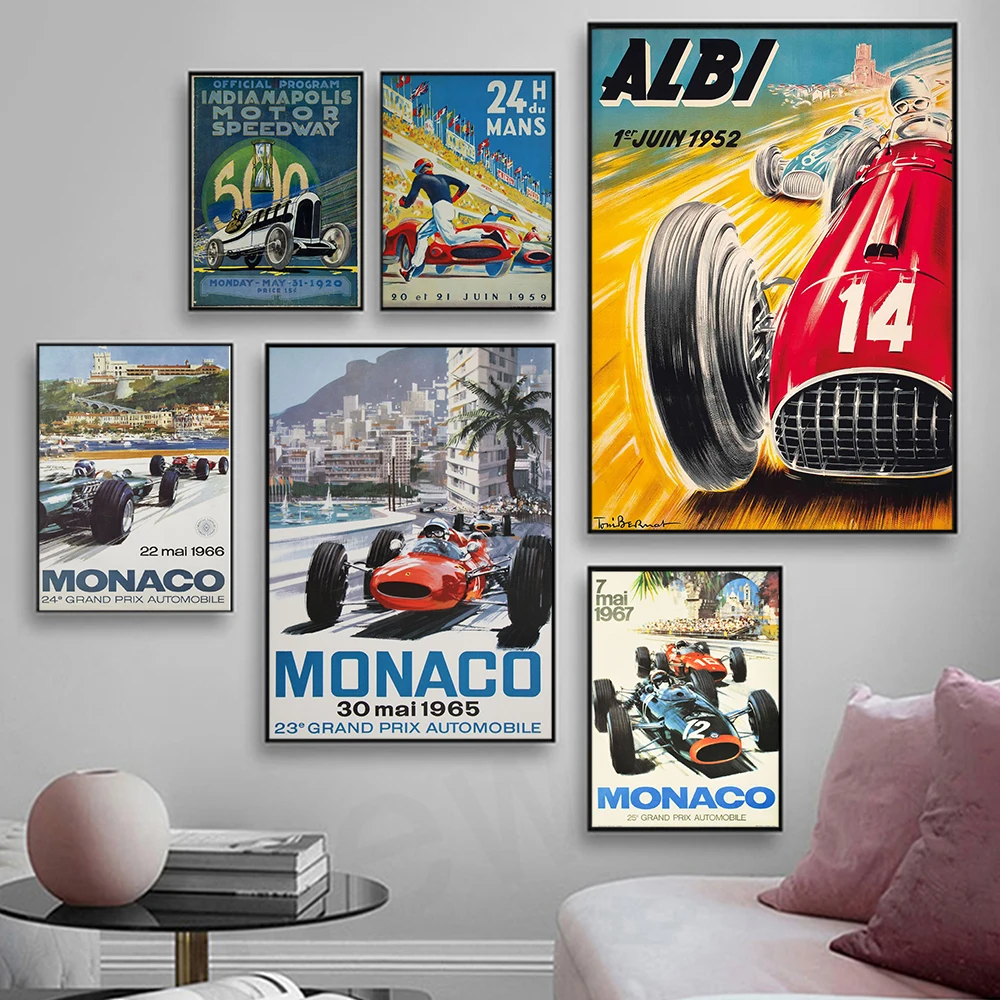 Monaco 64th F1 Super Racing Car Champion Canvas Painting Comics Posters Prints Wall Art Picture Abstract Decorative Home Decor
Monaco 64th F1 Super Racing Car Champion Canvas Painting Comics Posters Prints Wall Art Picture Abstract Decorative Home Decor