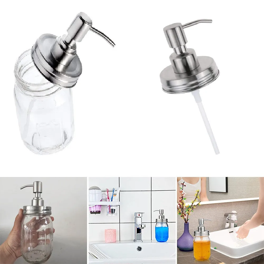 Stainless Steel Metal Dispenser Lids Pump Jar Liquid Soap Dispenser Lids Sealing For Canning Lids Bathroom Washing Accessories
Stainless Steel Metal Dispenser Lids Pump Jar Liquid Soap Dispenser Lids Sealing For Canning Lids Bathroom Washing Accessories