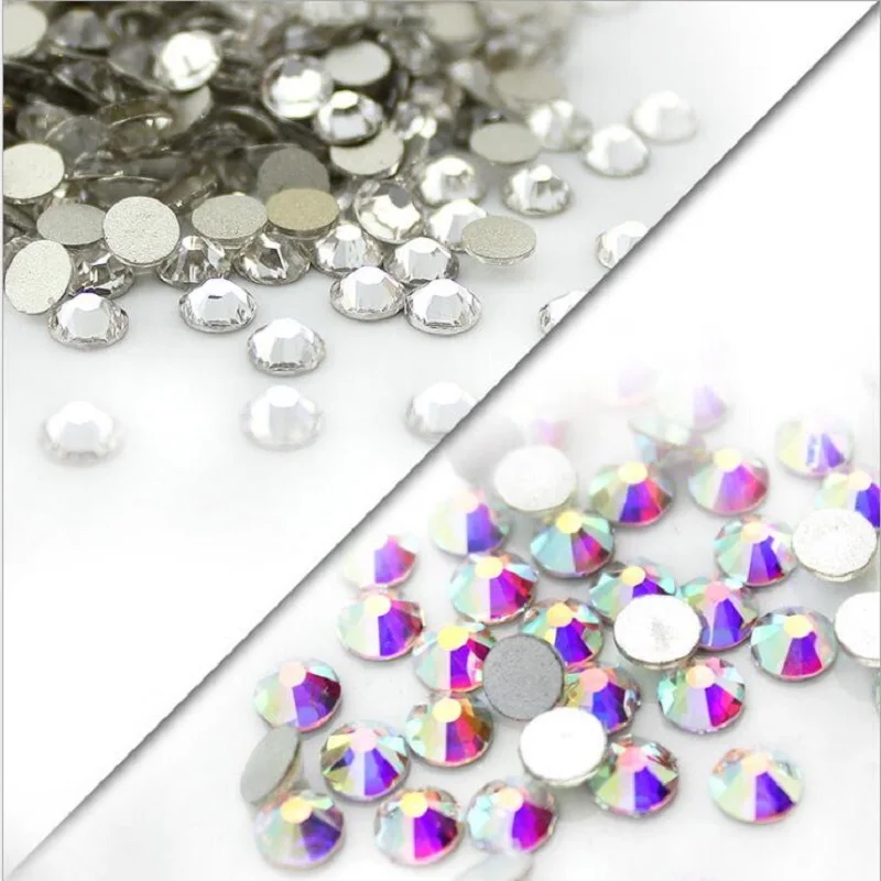 1440 PCS/Pack Mix Sizes Crystal Clear AB Non Hotfix Flatback Rhinestones Nail Rhinestones For Nails 3D Nail Art Decoration Gem
1440 PCS/Pack Mix Sizes Crystal Clear AB Non Hotfix Flatback Rhinestones Nail Rhinestones For Nails 3D Nail Art Decoration Gem