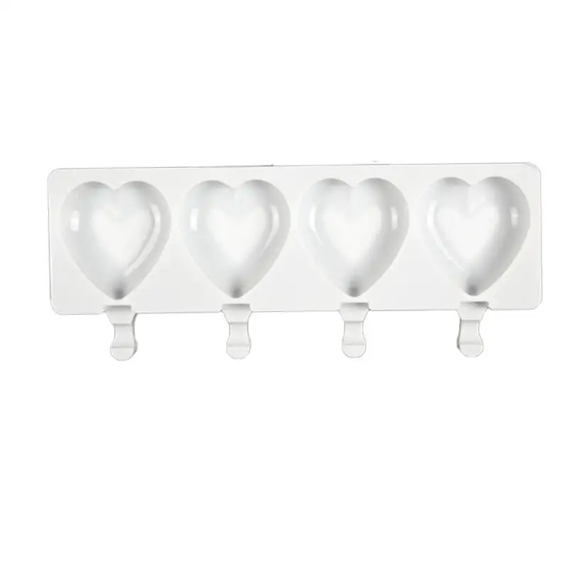 3D Silicone Heart Ice Cream Mold DIY Chocolate Fondant Mold Cake Decorating Heart Shape Mould 4 Cell Popsicle Maker Mould Tool
3D Silicone Heart Ice Cream Mold DIY Chocolate Fondant Mold Cake Decorating Heart Shape Mould 4 Cell Popsicle Maker Mould Tool