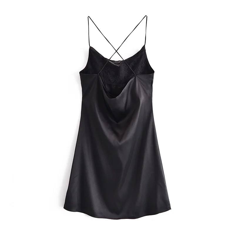 Latest Summer Women Clothes Lace Satin Texture Dress Female Clothing Good-looking Dresses
Latest Summer Women Clothes Lace Satin Texture Dress Female Clothing Good-looking Dresses