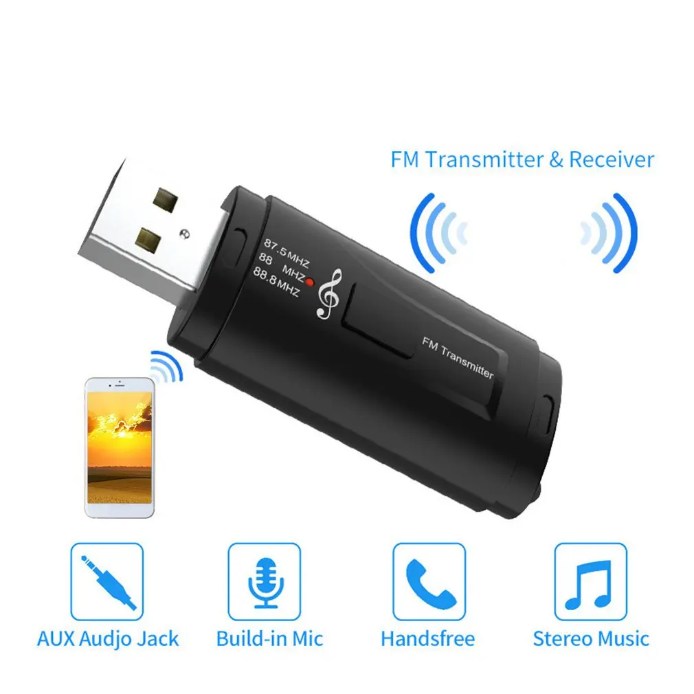 Автомобильный FM-приемник, USB, беспроводной, 3,5 AUX, громкая связь, для вызова динамиков, автомобильный радиоусилитель, портативный приемник
Автомобильный FM-приемник, USB, беспроводной, 3,5 AUX, громкая связь, для вызова динамиков, автомобильный радиоусилитель, портативный приемник