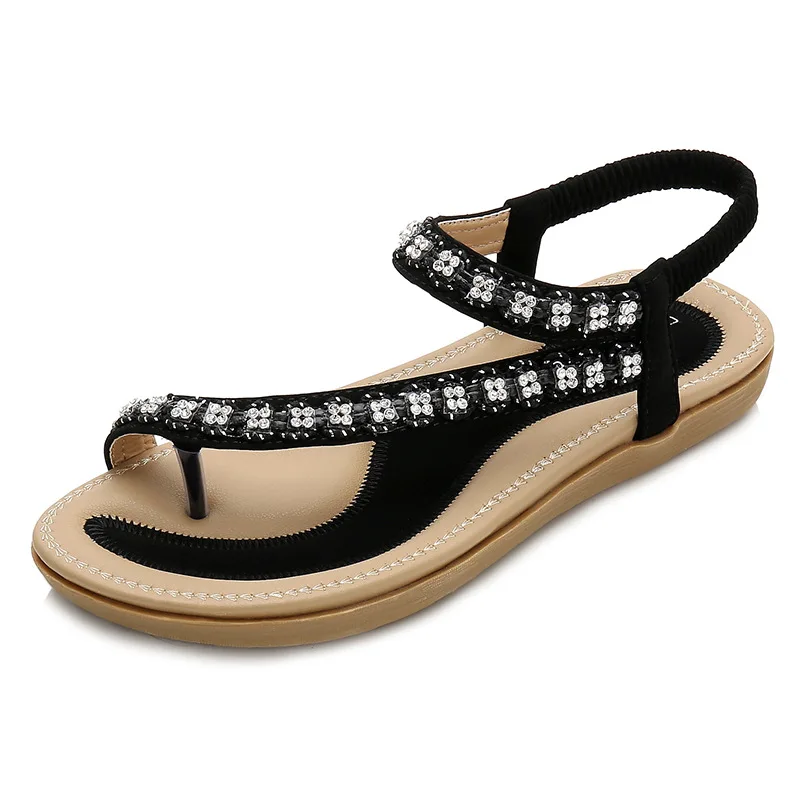 2021 Summer Beige Heeled Sandals Comfort Shoes for Women Large Size Black Flat Girls Big Fashion New Solid Casual Fabric TPR Bas 
2021 Summer Beige Heeled Sandals Comfort Shoes for Women Large Size Black Flat Girls Big Fashion New Solid Casual Fabric TPR Bas