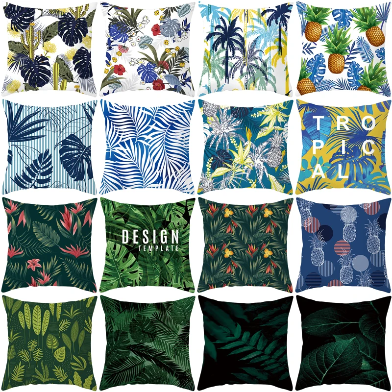 Tropical Plants Palm Leaf Green Leaves Monstera Pineapple Cushion Covers Hibiscus Flower Cushion Cover Decorative Pillow Case
Tropical Plants Palm Leaf Green Leaves Monstera Pineapple Cushion Covers Hibiscus Flower Cushion Cover Decorative Pillow Case