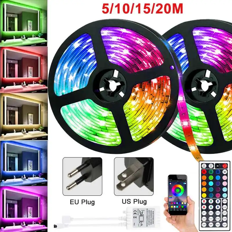 20 м Bluetooth Светодиодная лента для комнаты Светодиодная лента 2835 SMD гибкая лента RGB полосы светильник Led Настольная лампа номер Декор AC/DC 12V
20 м Bluetooth Светодиодная лента для комнаты Светодиодная лента 2835 SMD гибкая лента RGB полосы светильник Led Настольная лампа номер Декор AC/DC 12V