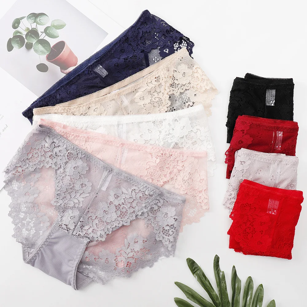 New product cotton bottom crotch cloth lace trim sexy breathable women's mid-waist women's panties sexy lingerie
New product cotton bottom crotch cloth lace trim sexy breathable women's mid-waist women's panties sexy lingerie
