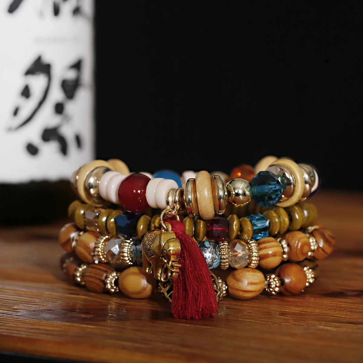 Multilayer Wooden Bead Charm Bracelet 2021 New Fashion Jewelry Bohemian Natural Crystal Stone Tassel Hollow Pendant Retro
Multilayer Wooden Bead Charm Bracelet 2021 New Fashion Jewelry Bohemian Natural Crystal Stone Tassel Hollow Pendant Retro