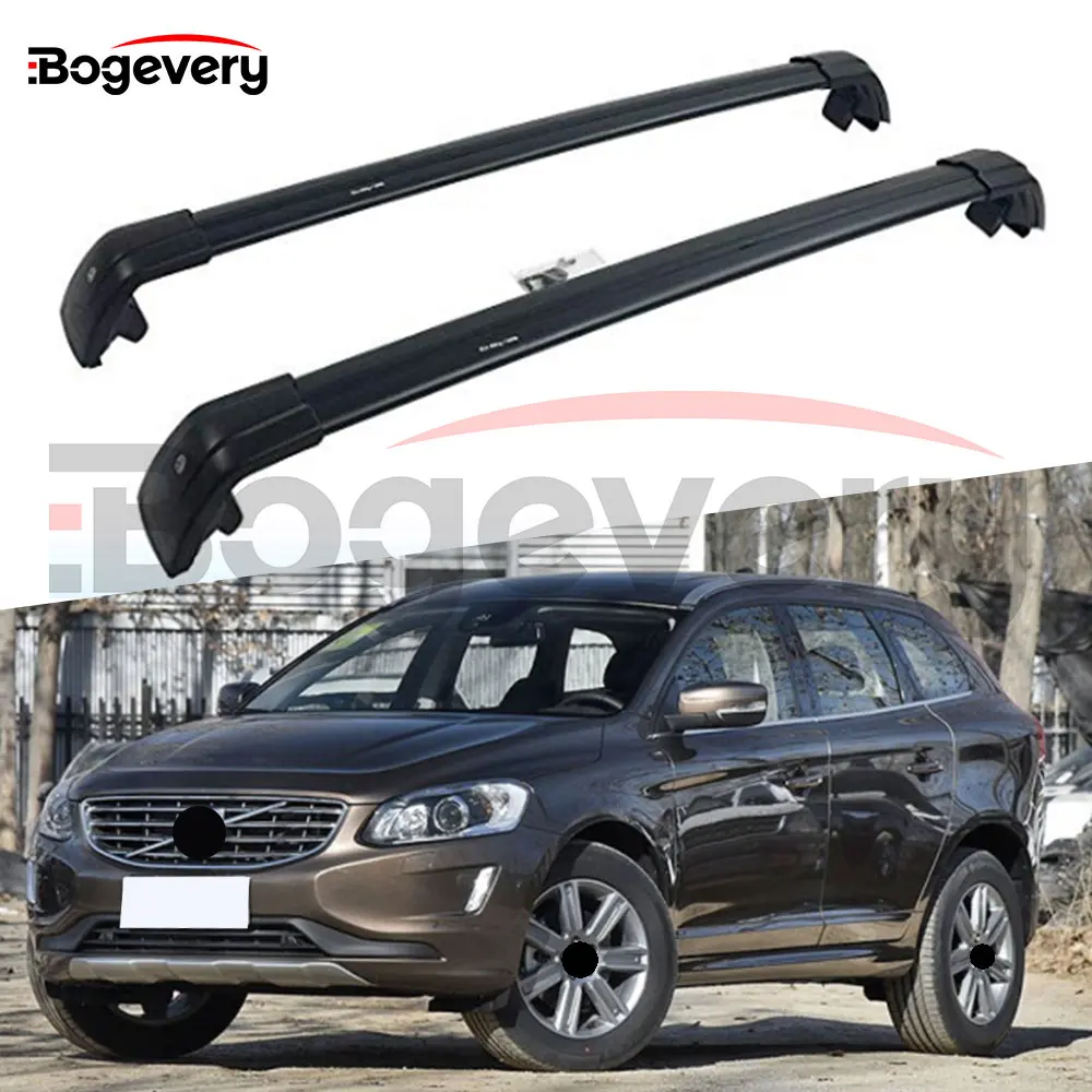 Перекладины подходят для Volvo XC60 2013 2014 2015 2016 2017 багажные рейки крыш перекладины |