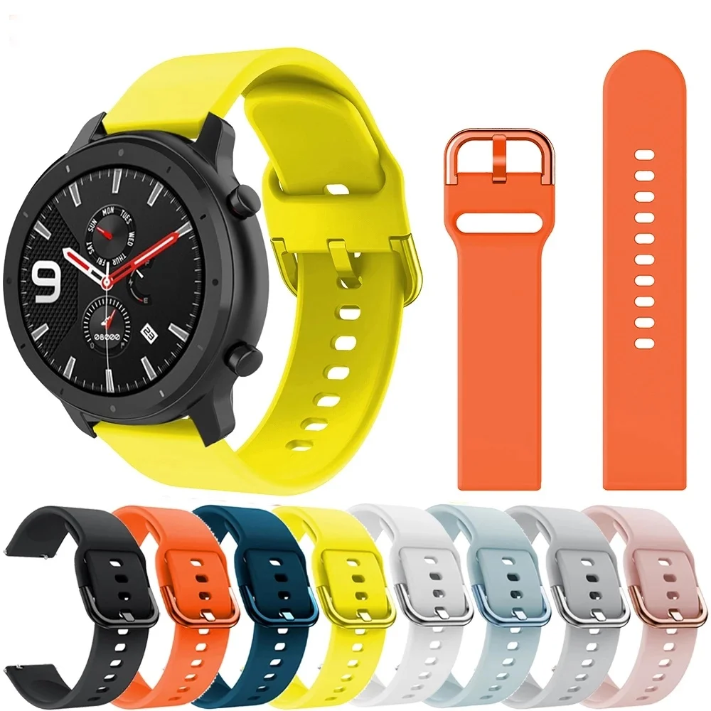 Watchband For Xiaomi Huami Amazfit Smart Watch Silicone Wrist Strap Band For Amazfit Bip GTR 47mm 42mm GTS Pace Stratos Bracelet
Watchband For Xiaomi Huami Amazfit Smart Watch Silicone Wrist Strap Band For Amazfit Bip GTR 47mm 42mm GTS Pace Stratos Bracelet