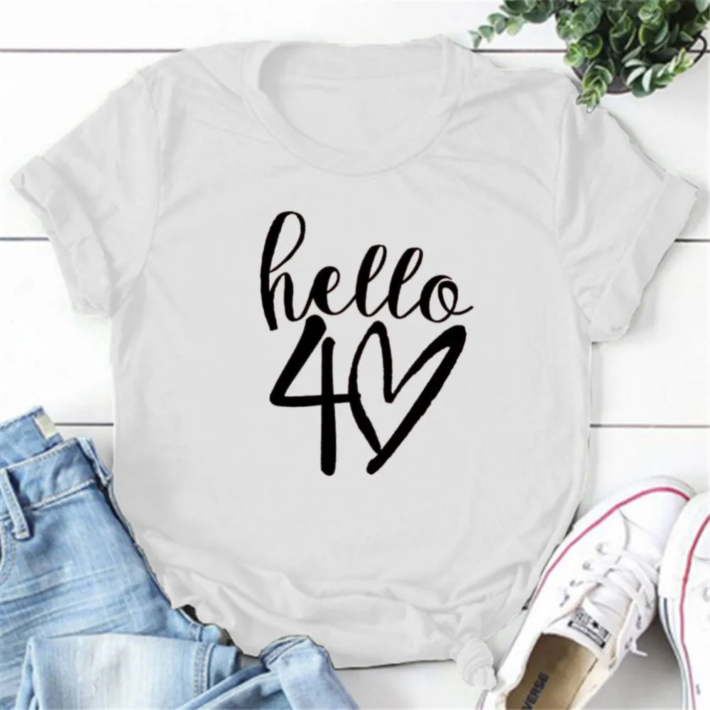 Hello 40 Shirt Fortieth Birthday Tee Birthday Ideas, Birthday Trip Tshirt Matching Birthday Party Tee Birthday Tshirts
Hello 40 Shirt Fortieth Birthday Tee Birthday Ideas, Birthday Trip Tshirt Matching Birthday Party Tee Birthday Tshirts
