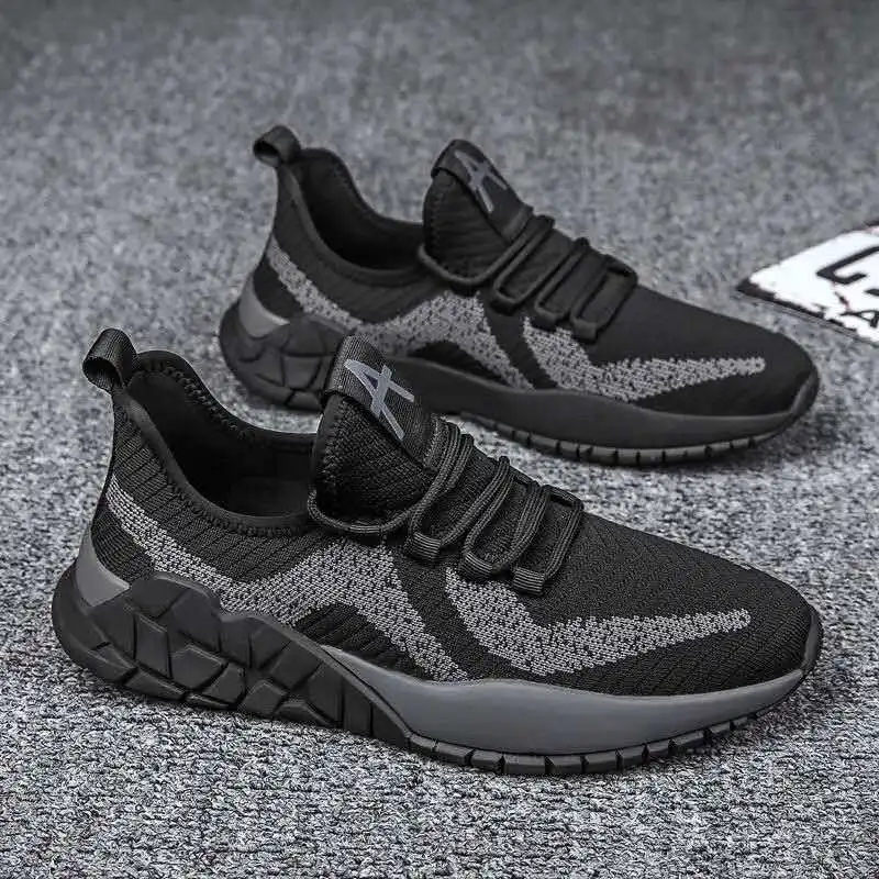 Spring and Autumn High Elastic Knitted Fashion Sneakers Comfortable Breathable Casual Men's Shoes Running Shoes
Spring and Autumn High Elastic Knitted Fashion Sneakers Comfortable Breathable Casual Men's Shoes Running Shoes