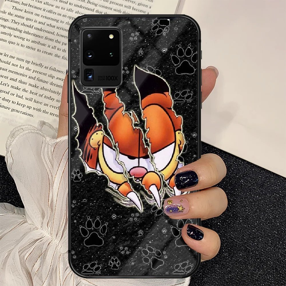 Garfield Cartoon Cat Phone Tempered Glass Case Cover For Samsung Galaxy S Note 5 6 9 10 10E 20 21 FE Plus Uitra Luxury Coque
Garfield Cartoon Cat Phone Tempered Glass Case Cover For Samsung Galaxy S Note 5 6 9 10 10E 20 21 FE Plus Uitra Luxury Coque