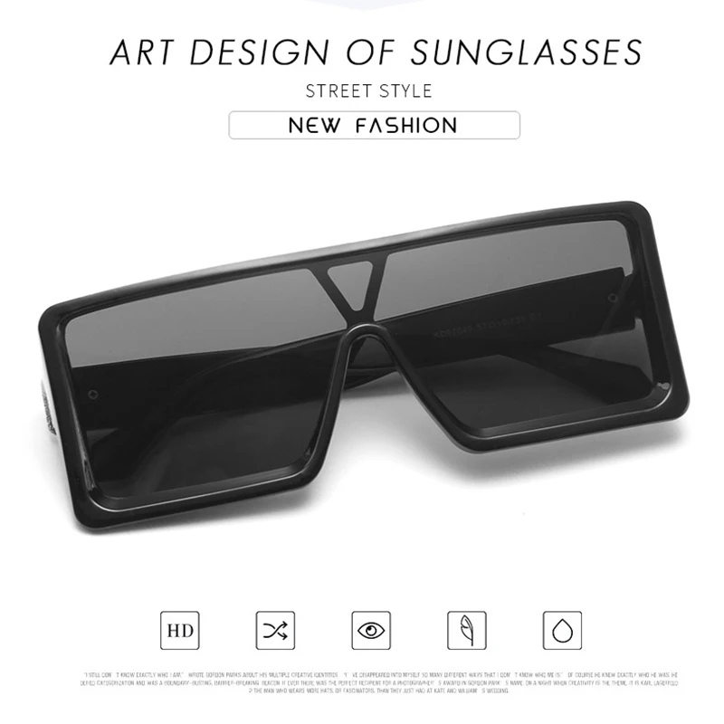 Newly Fashion Flat Top Square Sunglasses Personalized Large Frame Polarized Sunglasses for Women and Men
Newly Fashion Flat Top Square Sunglasses Personalized Large Frame Polarized Sunglasses for Women and Men