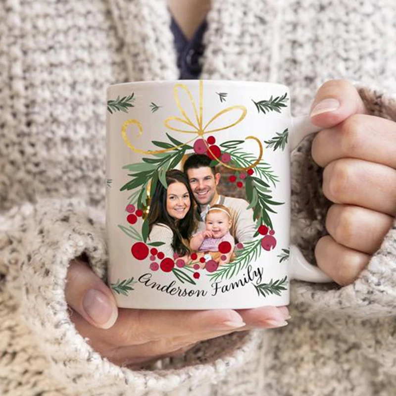 Personalized Family Christmas Coffee Mug with Picture Custom Xmas Mug with Photo Name Gift for Him for Her Parents Office Mugs
Personalized Family Christmas Coffee Mug with Picture Custom Xmas Mug with Photo Name Gift for Him for Her Parents Office Mugs