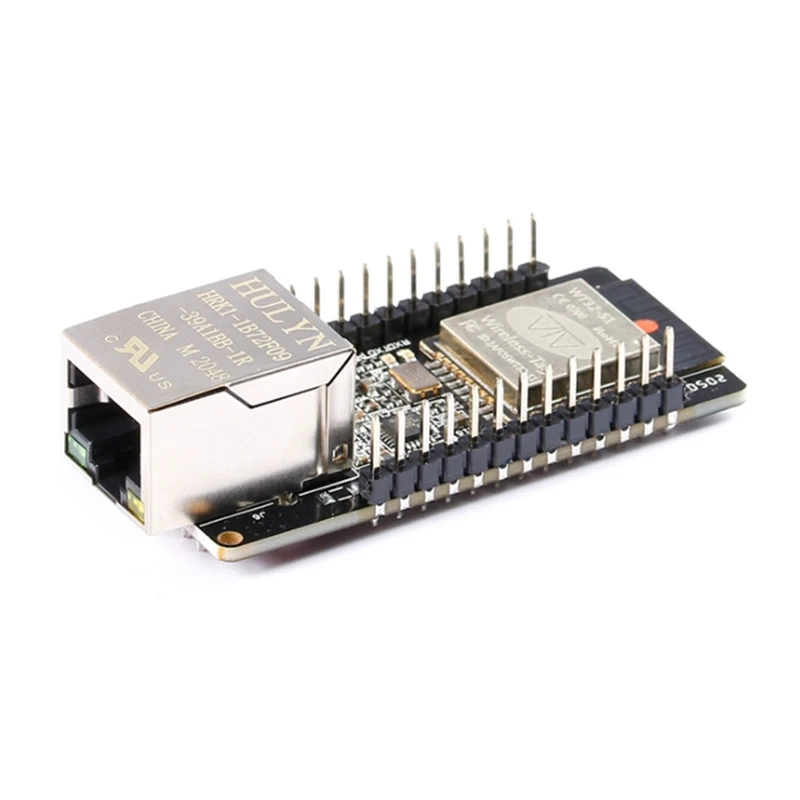 WT32-ETH01 Embedded Serial Port Networking Bluetooth + Wifi Combo Gateway Module with Pin Header
WT32-ETH01 Embedded Serial Port Networking Bluetooth + Wifi Combo Gateway Module with Pin Header