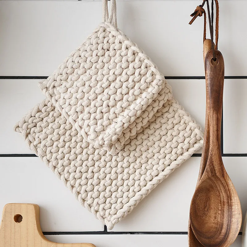 Woven Pot Holder Cotton Coaster Heat Resistant Cup Mug Mat Coffee Tea Hot Drink Posavasos Placemat Table Decoration Accessories
Woven Pot Holder Cotton Coaster Heat Resistant Cup Mug Mat Coffee Tea Hot Drink Posavasos Placemat Table Decoration Accessories