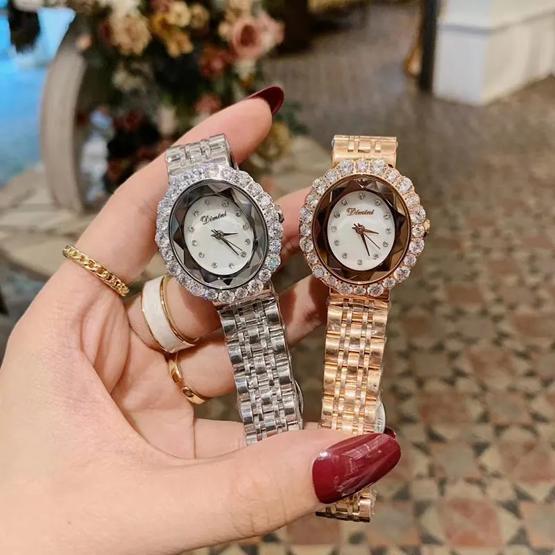 2021 Fashion Ladies Watch With Rhinestone Luxury Brand Women Watches Quartz Oval Stainless Steel Watch Women Diamond Wristwatch
2021 Fashion Ladies Watch With Rhinestone Luxury Brand Women Watches Quartz Oval Stainless Steel Watch Women Diamond Wristwatch