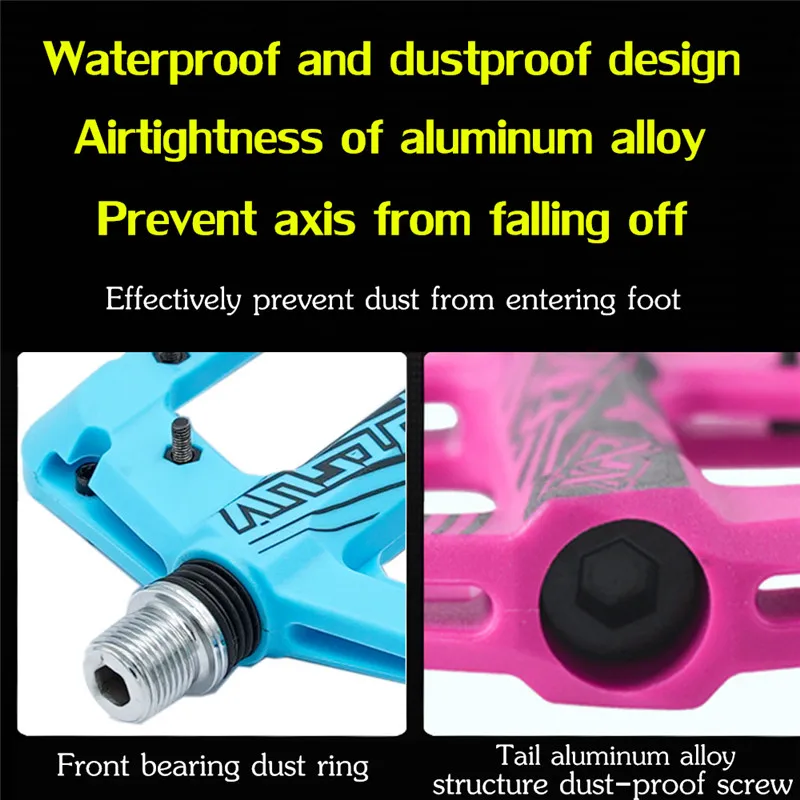 Ultralight Cycling Equipment Accessories MTB Bearing Nylon Non-slip Peilin Fiber Bearing Pedals 9/16 Inch Mountain Bike Pedals 
Ultralight Cycling Equipment Accessories MTB Bearing Nylon Non-slip Peilin Fiber Bearing Pedals 9/16 Inch Mountain Bike Pedals