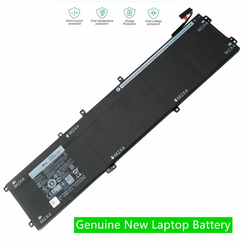 

ONEVAN Genuine New RRCGW 4GVGH Laptop Battery for DELL Precision 5510 XPS 15 9550 series 1P6KD T453X 11.4V 56Wh 84Wh