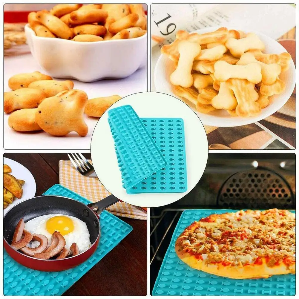 1Pcs Silicone Baking Mats Sheet Bakeware Mold Dog Pet Pan Treats Treat Puddy Mold Molds Cookies Biscuit Baking Cookies B3T9
1Pcs Silicone Baking Mats Sheet Bakeware Mold Dog Pet Pan Treats Treat Puddy Mold Molds Cookies Biscuit Baking Cookies B3T9