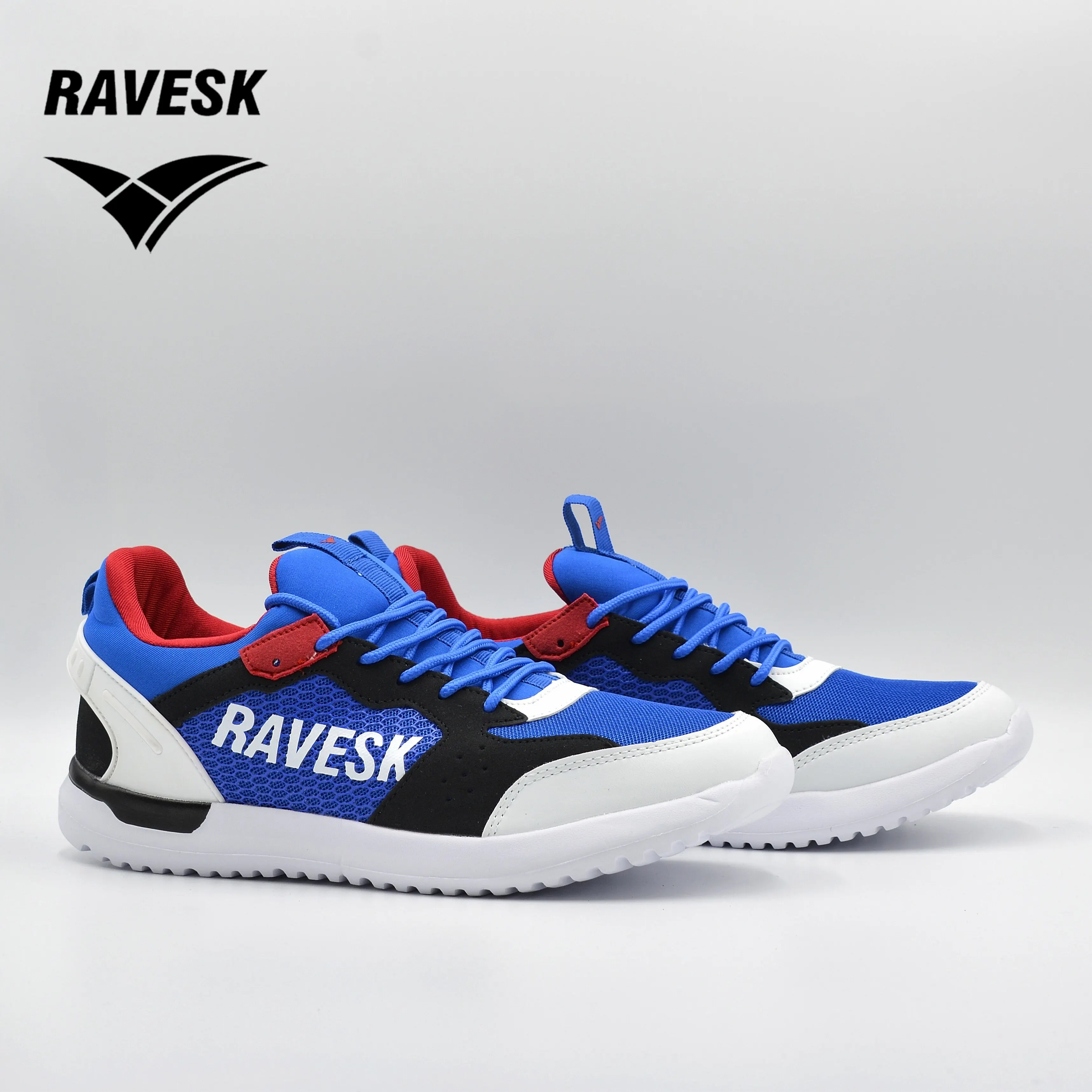 Мужские кроссовки с белой подошвой Ravesk N250 20 цвет синий.|Обувь для ходьбы| |
