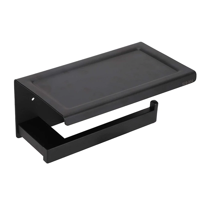 Toilet Paper Holder Stainless Steel Paper Holder Mobile Phone Tissue Holder Square Shelf Bathroom Accessories
Toilet Paper Holder Stainless Steel Paper Holder Mobile Phone Tissue Holder Square Shelf Bathroom Accessories