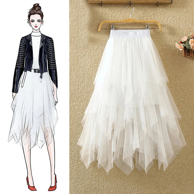 Tulle Skirts Womens 2021 Fashion Elastic High Waist Mesh Tutu Maxi Pleated Long Midi Womens Skirt
Tulle Skirts Womens 2021 Fashion Elastic High Waist Mesh Tutu Maxi Pleated Long Midi Womens Skirt