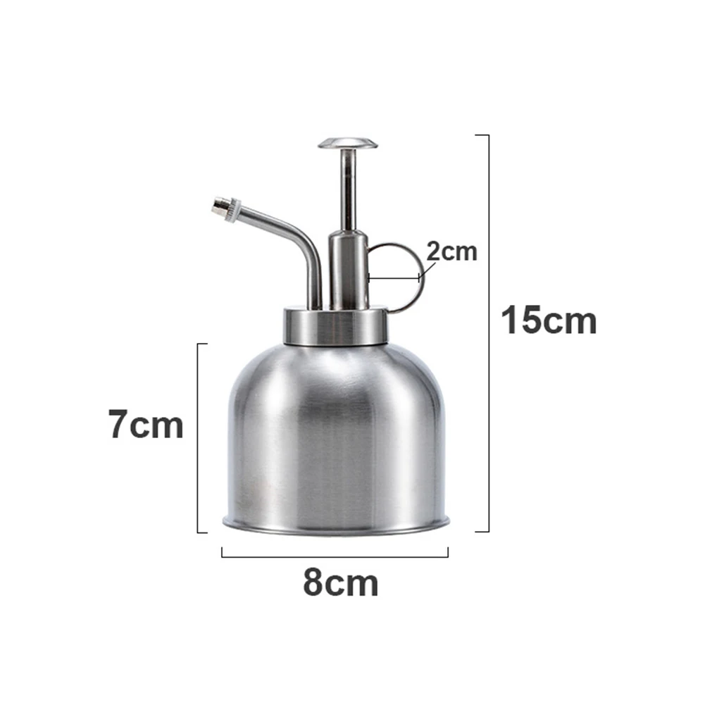Thicken 304 Stainless Steel Premium 300ml Watering Can Spray Bottle Metal Tank Potted Houseplant Household Supplies 
Thicken 304 Stainless Steel Premium 300ml Watering Can Spray Bottle Metal Tank Potted Houseplant Household Supplies