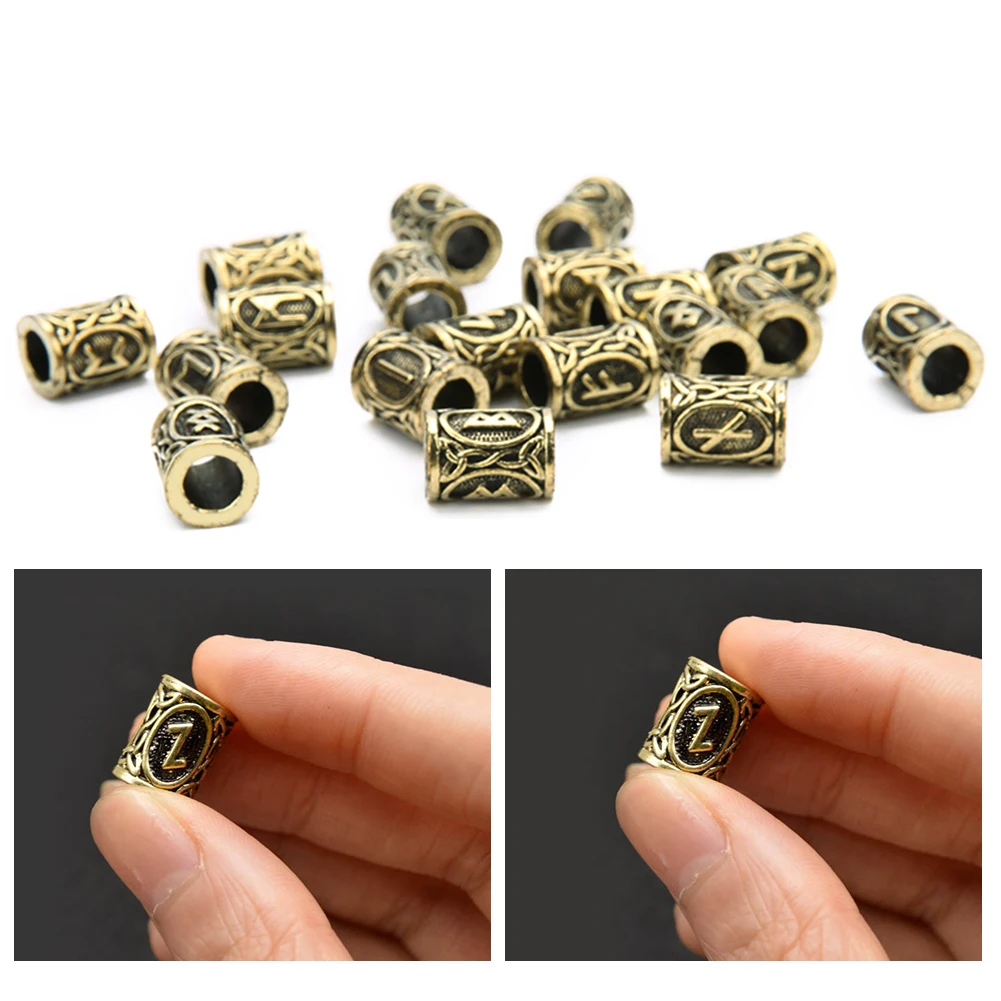 24pcs Mix Silver Hair Braid Beard Dreadlock Beads Rings Tube Viking Rune Pattern Design For DIY Hair Styling Accessories Braids
24pcs Mix Silver Hair Braid Beard Dreadlock Beads Rings Tube Viking Rune Pattern Design For DIY Hair Styling Accessories Braids