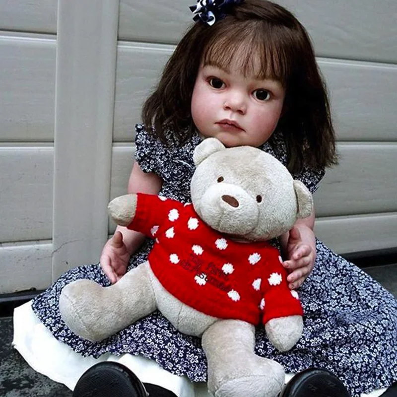 Кукла Reborn, Неокрашенная, виниловая, 28 дюймов, с тканевыми частями тела
Кукла Reborn, Неокрашенная, виниловая, 28 дюймов, с тканевыми частями тела