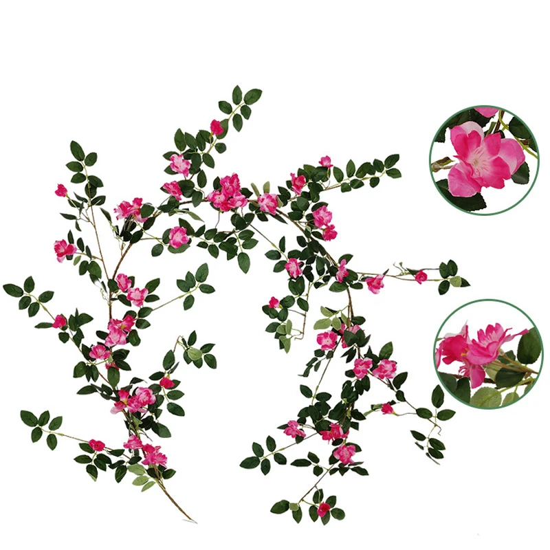 LuanQI 2M Artificial Flowers Fake Silk Rose Vine Hanging Ivy Garland For Wedding Home Party Christmas Decoration DIY Plant Vine
LuanQI 2M Artificial Flowers Fake Silk Rose Vine Hanging Ivy Garland For Wedding Home Party Christmas Decoration DIY Plant Vine