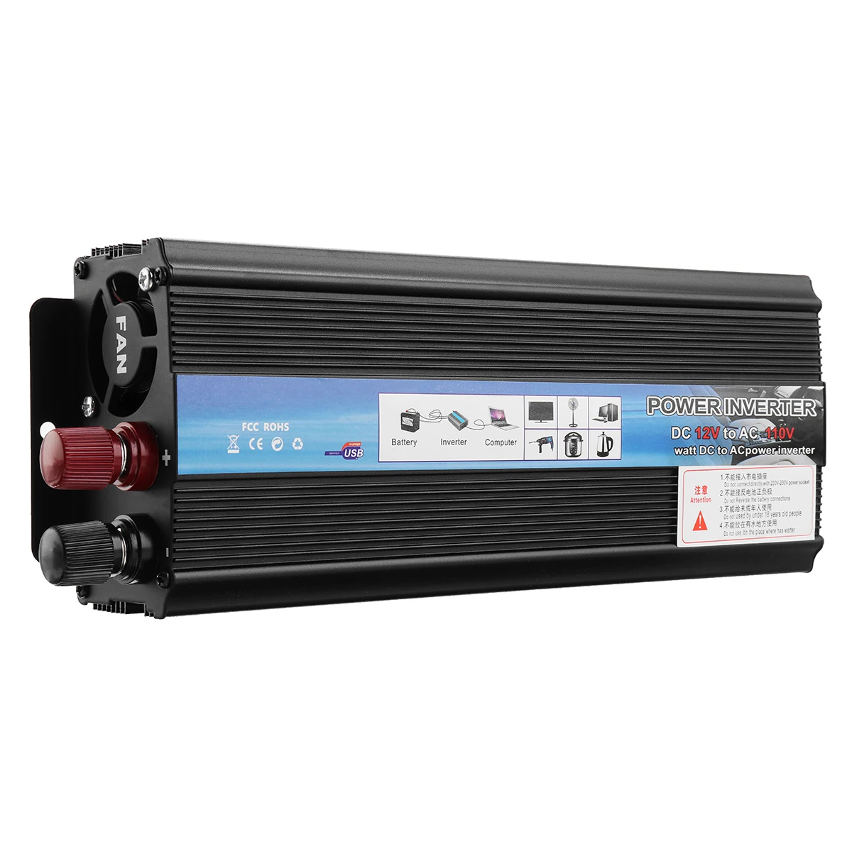 Car Inverter 12V 24V 220V 5000W Pe ak Car Power Inverter Voltage Transformer Converter 12V To 220V Solar Inversor Black Style
Car Inverter 12V 24V 220V 5000W Pe ak Car Power Inverter Voltage Transformer Converter 12V To 220V Solar Inversor Black Style