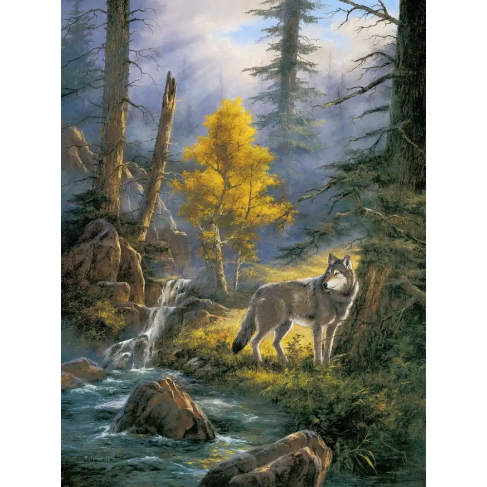 Modern landscapes paintings Timber Wolf hand painted natural animal picture canvas art home decor
Modern landscapes paintings Timber Wolf hand painted natural animal picture canvas art home decor