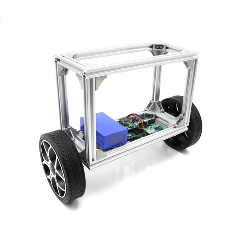 Two-wheel self-balancing trolley of top-matching two-wheel balancing robot with large load
Two-wheel self-balancing trolley of top-matching two-wheel balancing robot with large load