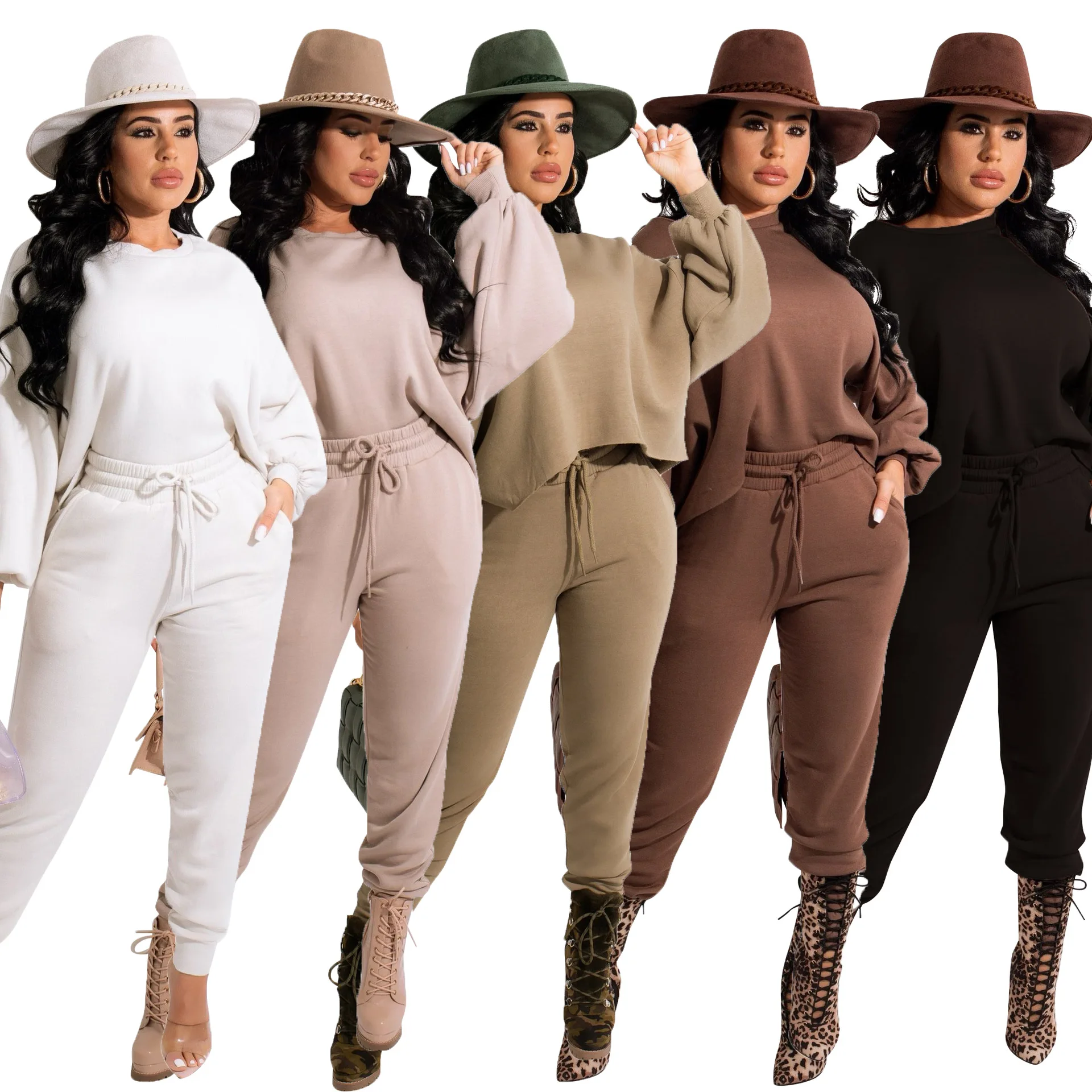2022 Women Jogger Pants Sets Clothing O-Neck Full Sleeves Sweatshirts Elastic Waist Sports Pants Street Wear Casual Outfits
2022 Women Jogger Pants Sets Clothing O-Neck Full Sleeves Sweatshirts Elastic Waist Sports Pants Street Wear Casual Outfits