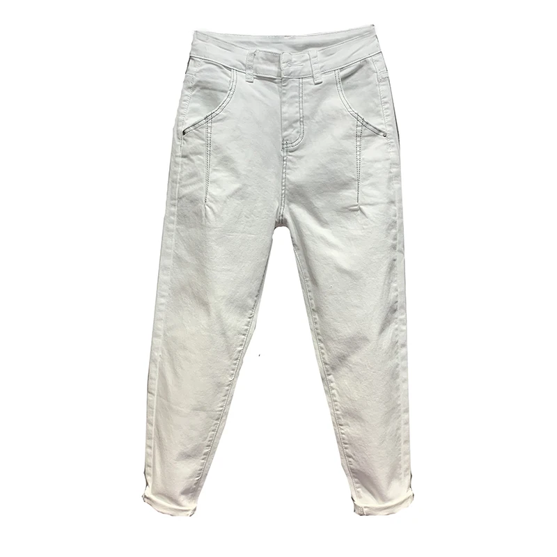 2019 European Fashion High Waist Harem Trousers Women Loose Bf Handsome Straight Leisure Pants Female Students White Trousers
2019 European Fashion High Waist Harem Trousers Women Loose Bf Handsome Straight Leisure Pants Female Students White Trousers