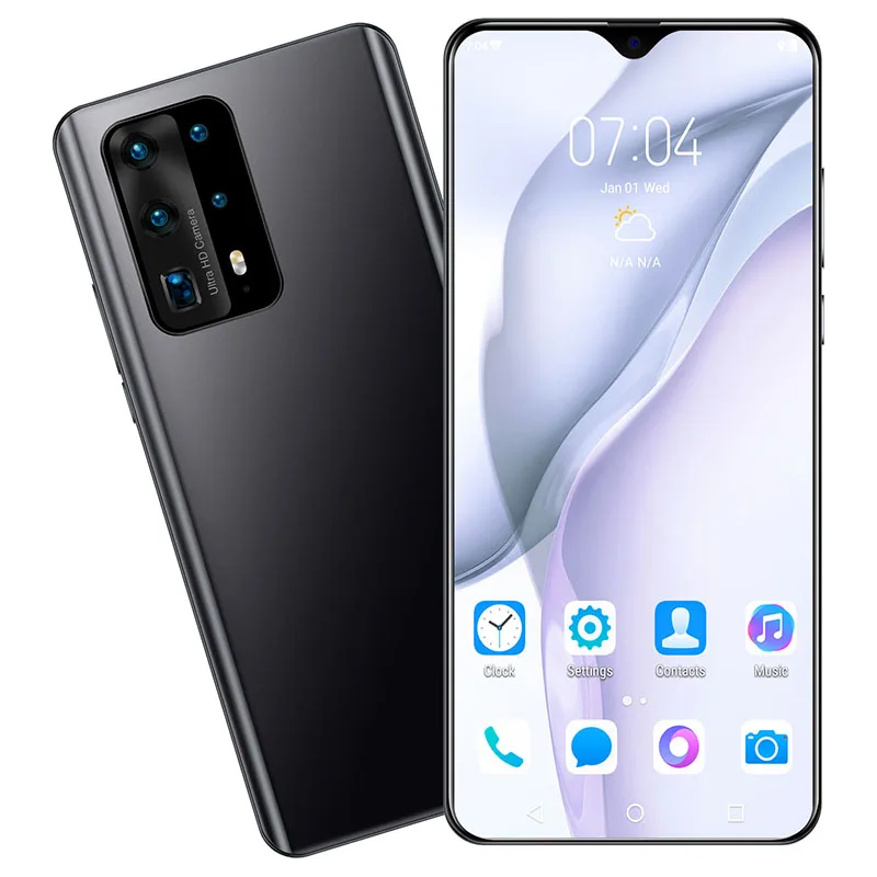 New Arrival P40Pro+ 6.6 inch Smart Phone With Large Water Drop Screen 5000mAh Mobile Phone Global Smartphone Black Blue Sliver
New Arrival P40Pro+ 6.6 inch Smart Phone With Large Water Drop Screen 5000mAh Mobile Phone Global Smartphone Black Blue Sliver