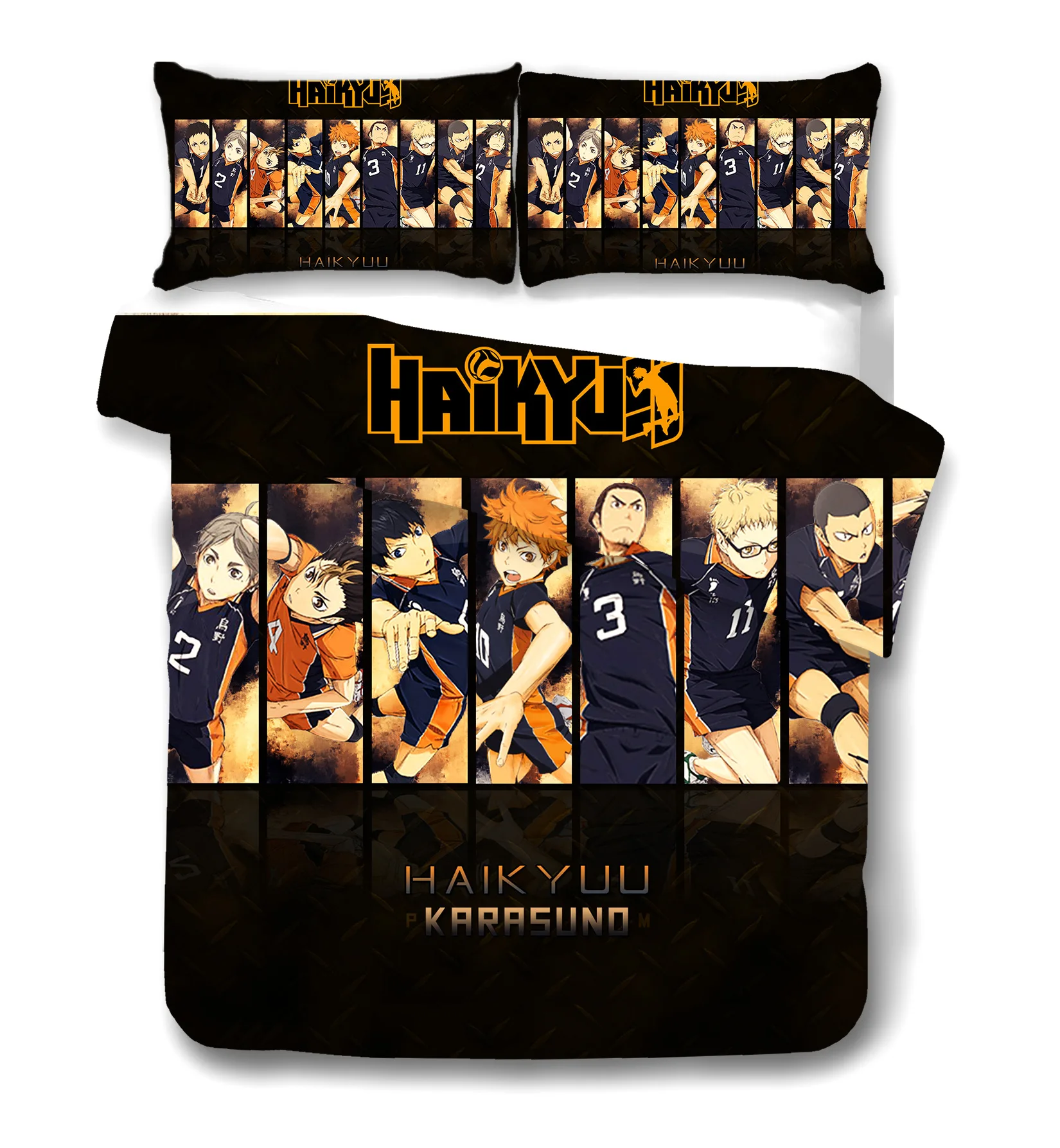Anime Haikyuu!! Bedding Sets US/Europe/UK Size Quilt Bed Cover Duvet Cover Pillow Case 2-3 Pieces Sets Adult Children
Anime Haikyuu!! Bedding Sets US/Europe/UK Size Quilt Bed Cover Duvet Cover Pillow Case 2-3 Pieces Sets Adult Children
