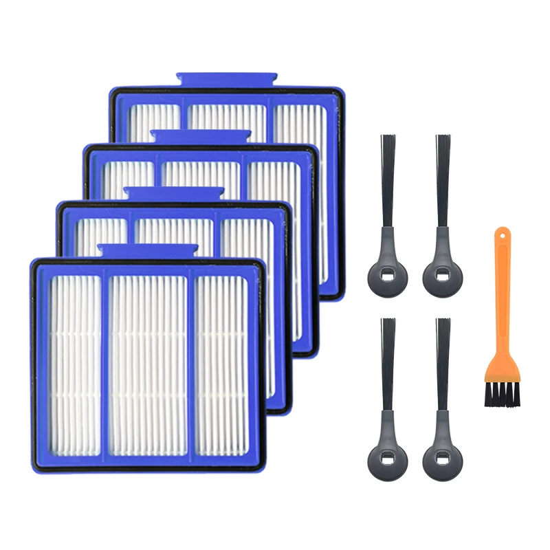 Replacement Parts Kit For Shark 4 Pack HEPA Filters 4 Side Brushes Replacement Set For Shark S1000 Robot Vacuum Clean
Replacement Parts Kit For Shark 4 Pack HEPA Filters 4 Side Brushes Replacement Set For Shark S1000 Robot Vacuum Clean