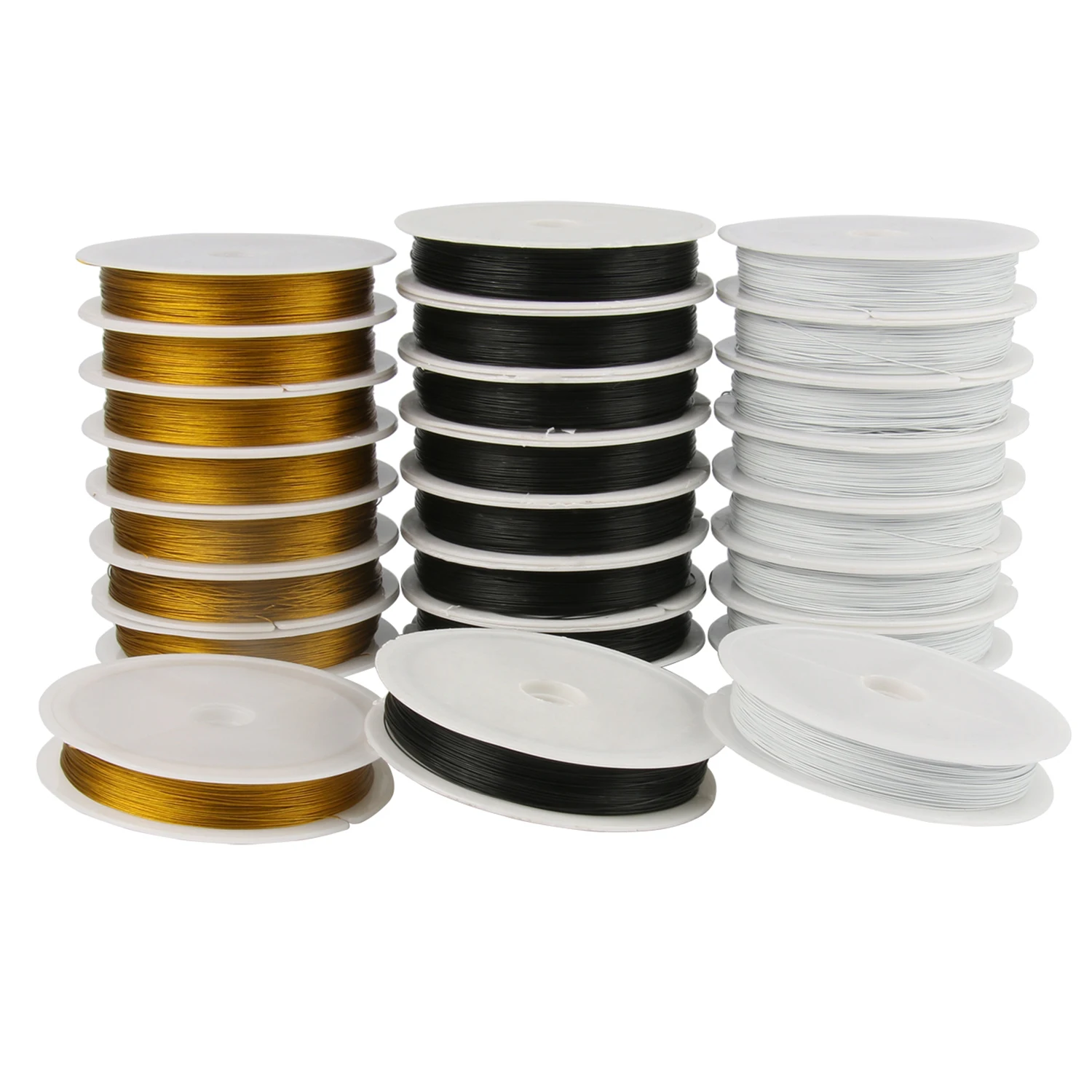 50Meter 0.3/0.38/0.45mm Resistant Strong Line Stainless Steel Wire Tiger Tail Beading Wire For Jewelry Making Finding Supplies
50Meter 0.3/0.38/0.45mm Resistant Strong Line Stainless Steel Wire Tiger Tail Beading Wire For Jewelry Making Finding Supplies