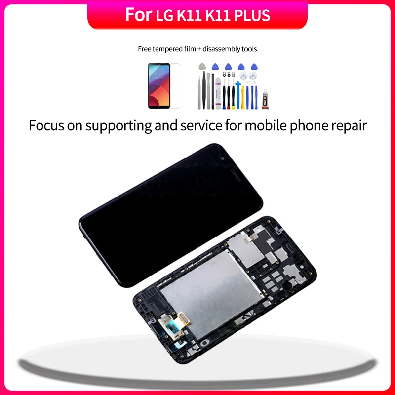 Original Display For LG K11 K11 PLUS Touch Screen Digitizer Assembly For LG K11 K11 PLUS LCD Replacement With Free Tools
Original Display For LG K11 K11 PLUS Touch Screen Digitizer Assembly For LG K11 K11 PLUS LCD Replacement With Free Tools