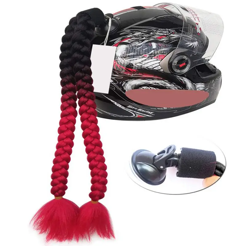 New Punk Style Motorcycle Gradient Ramp Helmet Braids Twist Braid Horn Motorbike Full Face Off Road
New Punk Style Motorcycle Gradient Ramp Helmet Braids Twist Braid Horn Motorbike Full Face Off Road