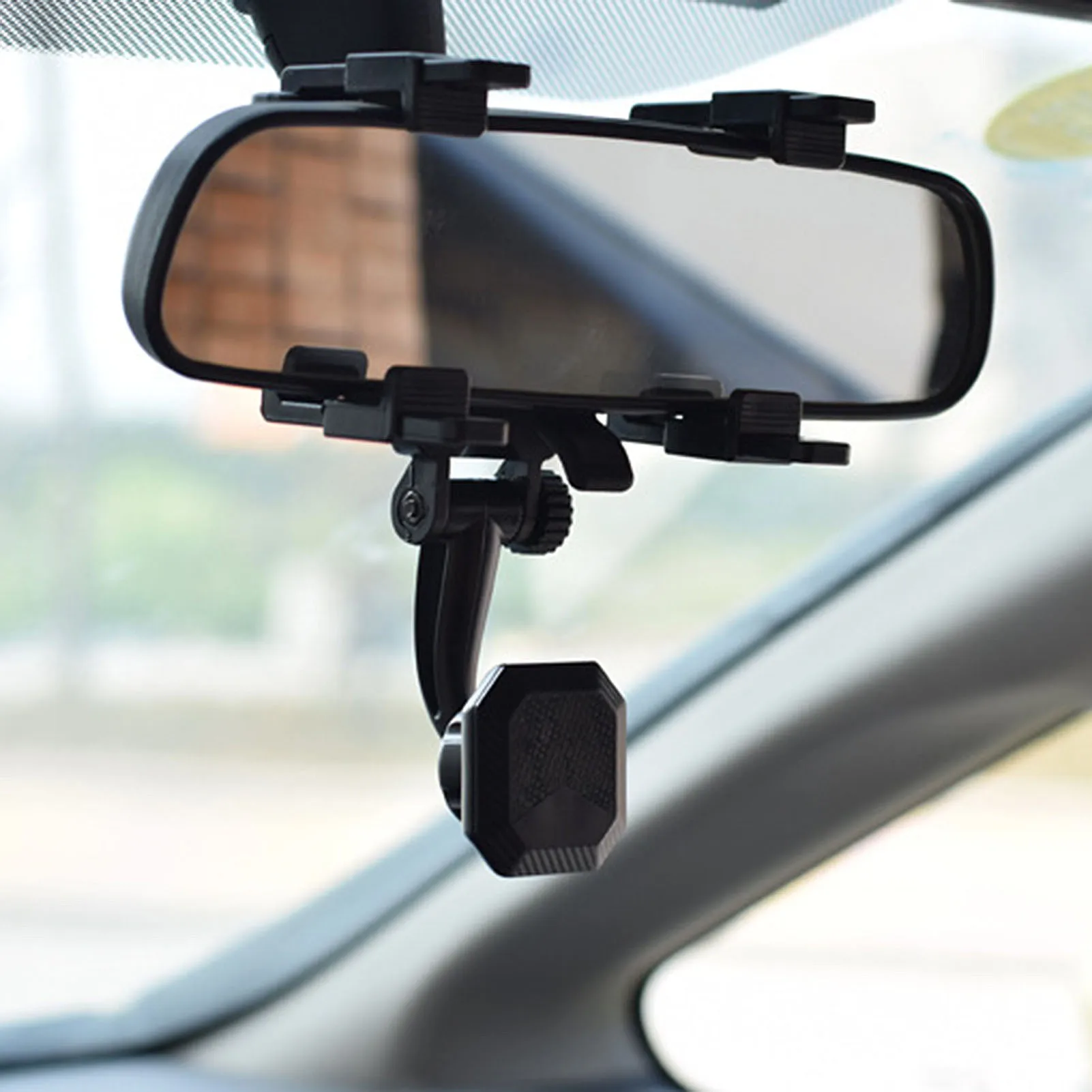 

Car Phone Holder Car Rearview Mirror Mount Phone Holder 360 Degrees For Phone GPS Smartphone Stand Universal Car Phone Holder